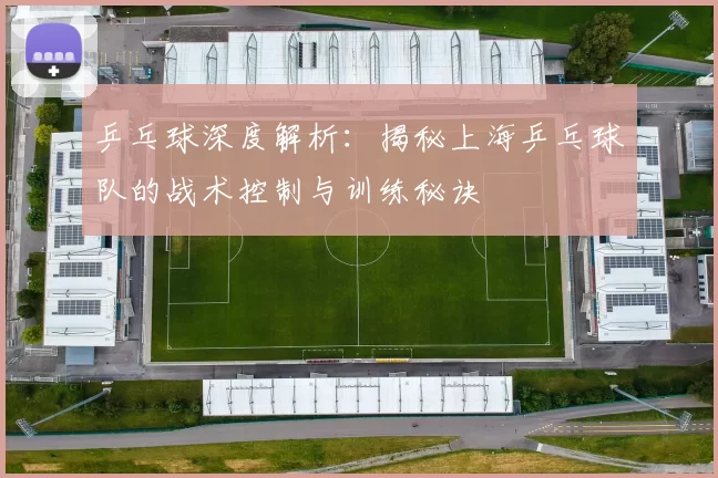 乒乓球深度解析：揭秘上海乒乓球队的战术控制与训练秘诀